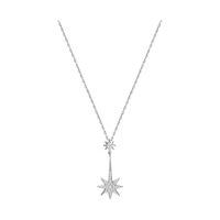 swarovski fizzy pendant white rhodium plated