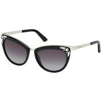 Swarovski Fortune Black Sunglasses Rhodium-plated