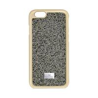 Swarovski Glam Rock Smartphone Case with Bumper, Gray, iPhone® 7 Gold-plated