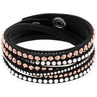 Swarovski Slake Deluxe Black Bracelet Pink