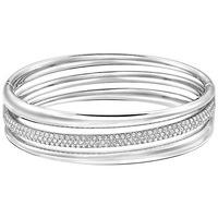 Swarovski Exact Bangle White Rhodium-plated