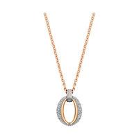 swarovski circlet pendant gray