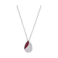 Swarovski Fortunately Pendant Red Rhodium-plated