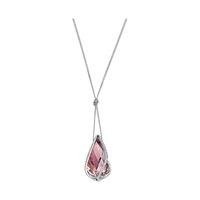 Swarovski Energic Medium Pendant Purple Rhodium-plated