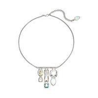 Swarovski Nile Pendant, palladium plating White Rhodium-plated