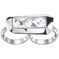 Swarovski Jean Paul Gaultier for Atelier Swarovski, Reverse Ring White Rhodium-plated