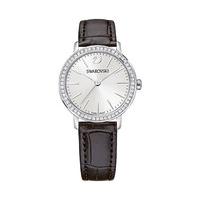 Swarovski Graceful Mini Watch, Brown White Stainless steel