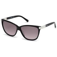 Swarovski Sunglasses, Black SK0137-F 01B