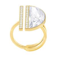 Swarovski Glow Ring, White White Gold-plated