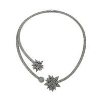 Swarovski Kalix Choker, Gunmetal plating Green