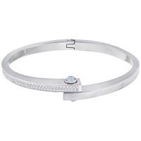 Swarovski Get Narrow Bangle, White White Stainless steel