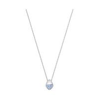 swarovski glance pendant blue light multi rhodium plated