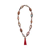 Swarovski Wood Crystallized Necklace, gold plating Pink Rhodium-plated