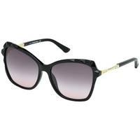 Swarovski Flavia Black Sunglasses Gold-plated