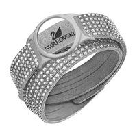 swarovski slake activity crystal bracelet carrier white stainless stee ...