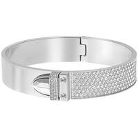 swarovski distinct bangle white stainless steel