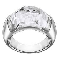 Swarovski Dome Ring White Stainless steel