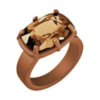 Swarovski Atelier Swarovski by Rosie Assoulin, Jewel-y McHue-y Ring Brown Rhodium-plated