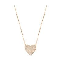 Swarovski Cupid Small Necklace White Rose gold-plated
