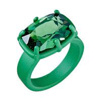 Swarovski Atelier Swarovski by Rosie Assoulin, Jewel-y McHue-y Ring Green Rhodium-plated