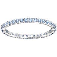 Swarovski Vittore Ring Blue Rhodium-plated