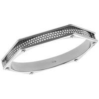 swarovski bolt bangle white stainless steel