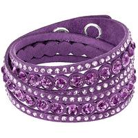 swarovski slake purple dot bracelet purple