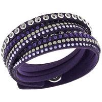 swarovski bracelet slake rock purple synthetic