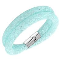 Swarovski Bracelet Stardust Light Blue Double Synthetic