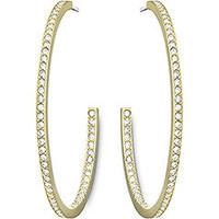 Swarovski Earrings Vi Hoop Pierced Earrings Gold Plated