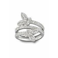 swarovski ring nightingale rhodium