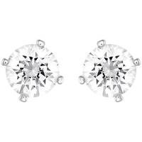 Swarovski Earring Attract Pearl Pierced Crystal Rhodium