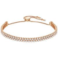Swarovski Subtle Rose Gold Clear Crystal Bracelet