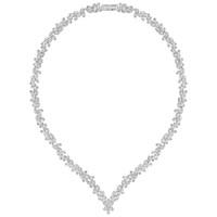 Swarovski Diapason Clear Crystal All-Around V Necklace