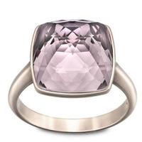 Swarovski Tempo Antique Rose Gold Pink Crystal Ring Size 50