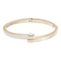 swarovski crystal rose gold get bangle large