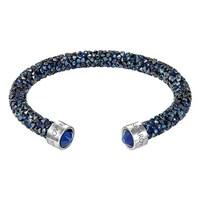 Swarovski Crystaldust Blue Cuff Bangle