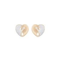Swarovski Guardian Rose Gold Heart Earrings