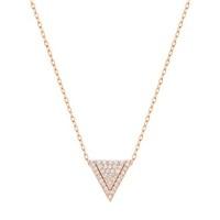 swarovski delta rose gold pendant