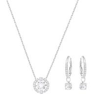 Swarovski Dancing Crystal Silver Set