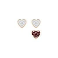 Swarovski Crystal Wishes Heart Earrings