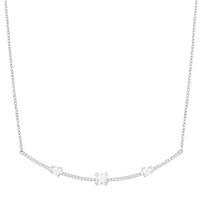 Swarovski Gray Silver Necklace