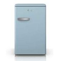 swan retro 130l larder fridge blue