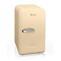 swan retro 17l mini fridge cream