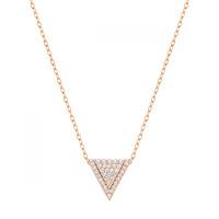 Swarovski Delta Rose Gold Plated Crystal Triangle Necklet 5139468