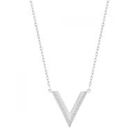 swarovski delta small crystal v necklet 5140832