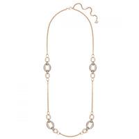 Swarovski Circlet Grey Crystal Pave Necklace 5153394