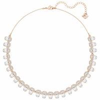 Swarovski Gallery Rose Gold Plated All Around Crystal Necklace 5273207
