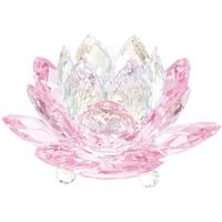 swarovski waterlilly pink candle holder figurine 5066010