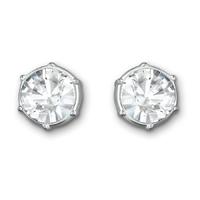 Swarovski Typical Silver Crystal Round Stud Earrings 1179717